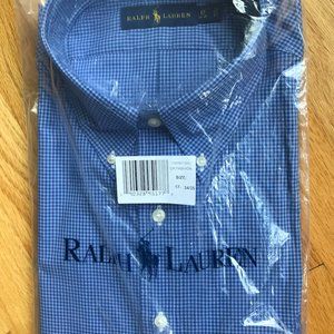 Ralph Lauren size 17-34/35 button up dress shirt
